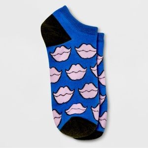 3 Women's Ultramarine Lips Socks  Xhilaration Blue